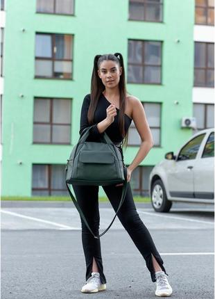Спортивна сумка для жінок зелена