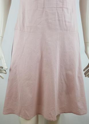 Платье сарафан на подкладке "promod" пудровое (франция)4 фото