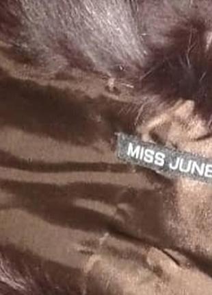 Miss june меховая накидка.4 фото