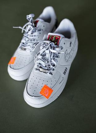 Nike air force 1 low “just do it” (white logo) мужские кроссовки 🔶 найк аир форс8 фото