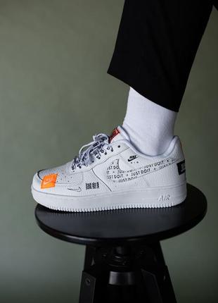 Nike air force 1 low “just do it” (white logo) мужские кроссовки 🔶 найк аир форс