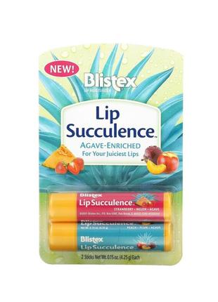 Lip succulence, тропические фрукты, 2 шт., по 4,25 г blistex