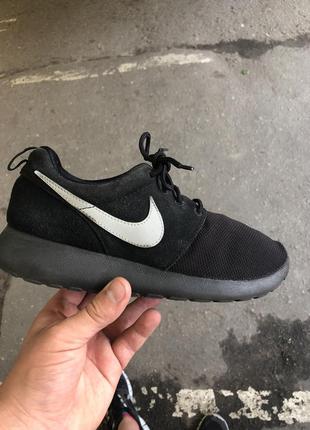 Nike rush run кроссовки замшевые + нейлон