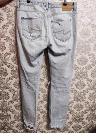 Круті джинси colin's з дірками на колінах джинсы4 фото