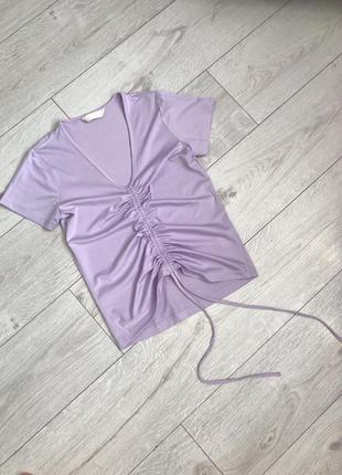 Стильная лавандовая футболка for woman