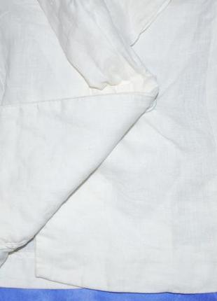 Жіночій стильний льняний піджачок zara іспанія8 фото