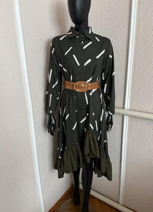 Батал оверсайс платье сарафан свободное легкое