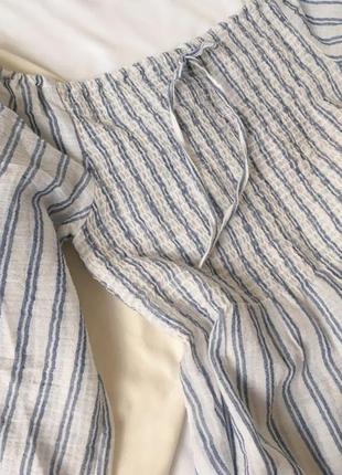 Хлопковая сорочка блуза туника рубашка с драпировкой резинкой3 фото