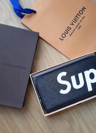 Клатч в стиле louis vuitton  supreme