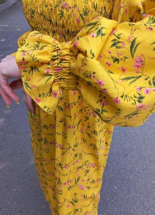 Сукня з натурального льону4 фото