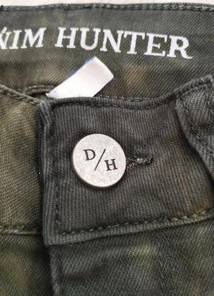 Новые женские джинсы slim облегающие с высокой посадкой в стиле милитари denim hunter4 фото