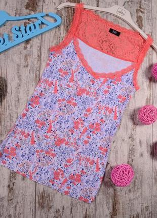 Цветочная майка f&f