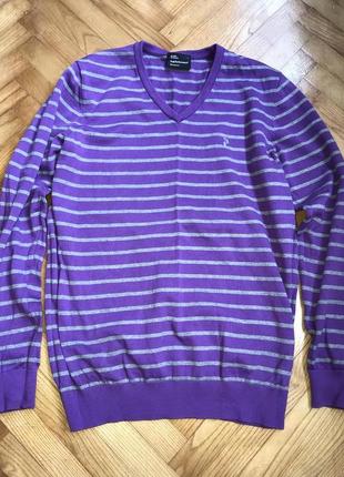 Peak performance-бавовняний смугастий джемпер! р.-l