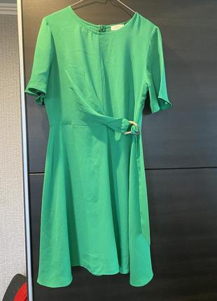 Платье зелёное. сарафанчик