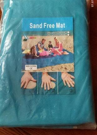 Новая пляжная подстилка "анти-песок" "sand free mat" китай2 фото