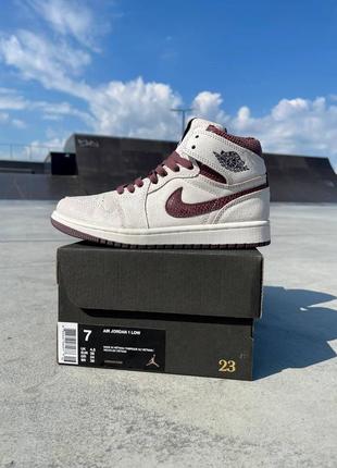 Женские кроссовки nike air jordan 1 retro high og a ma maniére