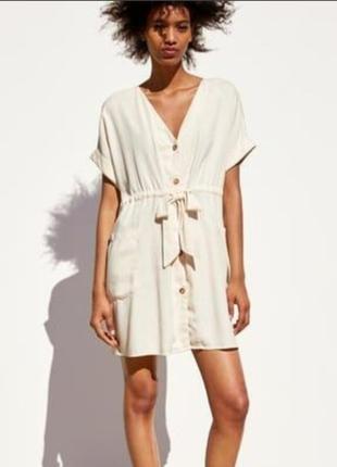 Платье халат zara