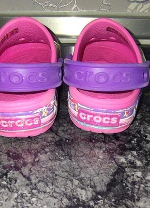 Сланці світлячки crocs розмір 6-7 - 23-24 - устілка - 14 див.6 фото