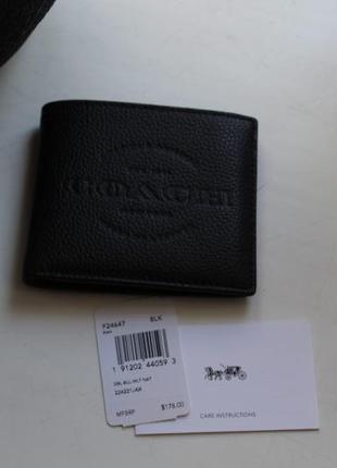 Гаманець шкіряний coach