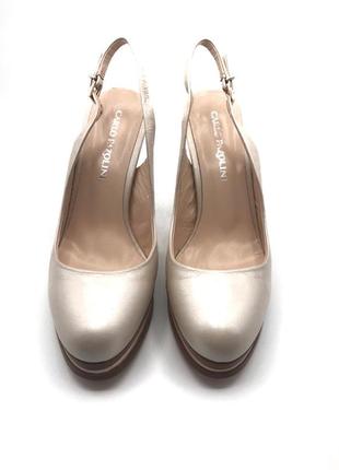 Оригінальні жіночі шкіряні туфлі carlo pazolini7 фото