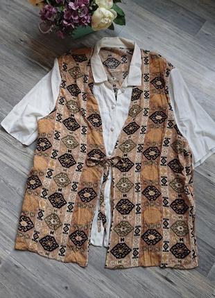 Женская блуза блузка блузочка большой размер батал 56/58