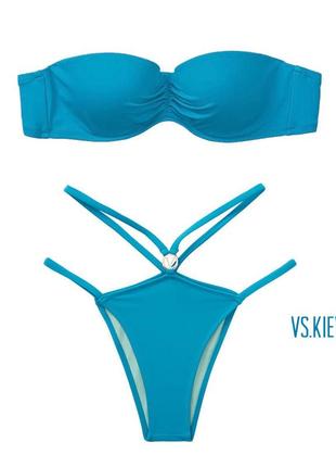 Купальник victoria’s secret оригинал бандо 34b 75b виктория сикрет vs голубой вікторія сікрет