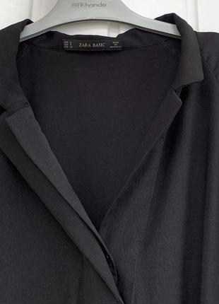 Zara легкое платье-рубашка на завязках размер с-м5 фото