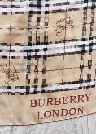 Burberry шелковвй платок вуаль стильный шарф  косынка7 фото