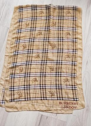 Burberry шелковвй платок вуаль стильный шарф  косынка6 фото