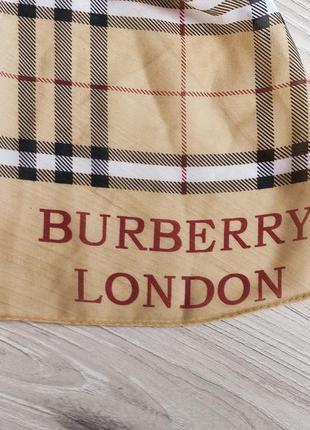 Burberry шелковвй платок вуаль стильный шарф  косынка3 фото