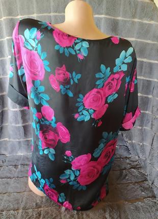 Блуза в квітковий принт4 фото