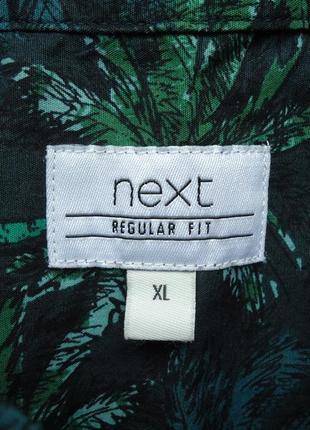 Гавайська сорочка next regular fit cotton гавайка (xl)3 фото
