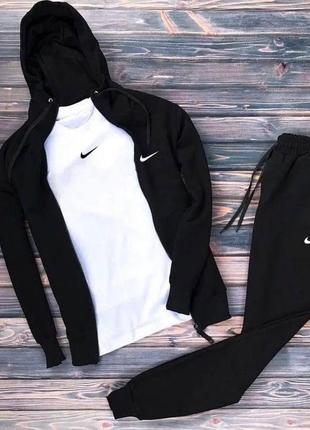 Спортивний костюм зіпер штани футболка шорти