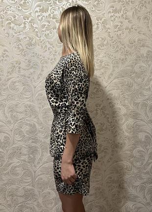 Сукня з леопардовим принтом3 фото