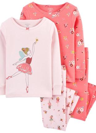 Трикотажна піжама для дівчинки 1,5 і 2 роки картерс