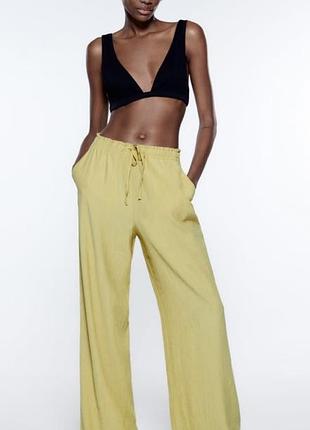Широкі штани zara xs