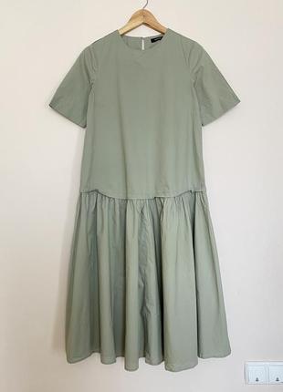 Плаття сукня міді котонова reserved3 фото