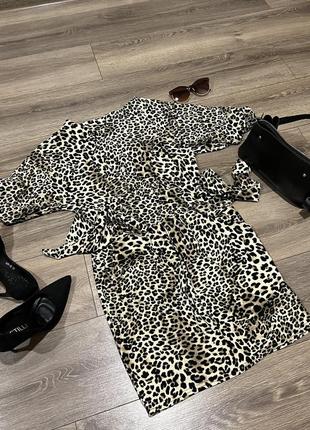 Сукня з леопардовим принтом2 фото