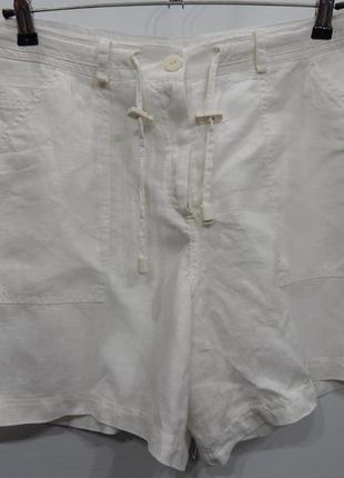 Шорты женские лен bsb club сток, 48-50 ukr, 40-42 eur, 020nd (только в указанном размере, только 1 шт)