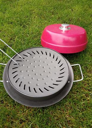Переносний гриль барбекю на дровах