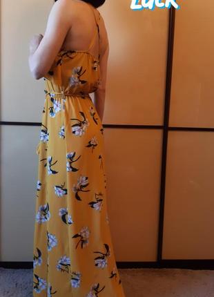 Макси платье, сарафан  в цветы primark6 фото