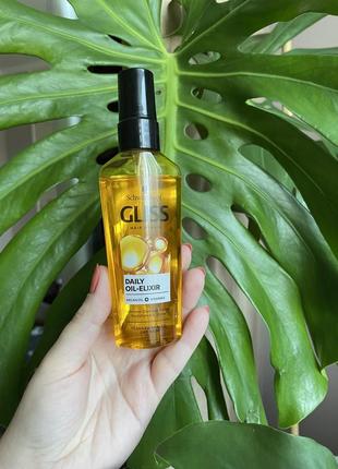 Ухаживающее масло gliss oil-эликсир для очень поврежденных и сухих волос, 75 мл