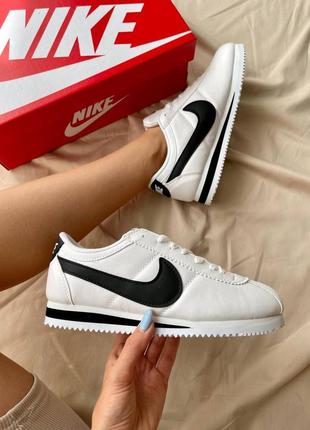 Nike cortez white black, кросівки найк кортез жіночі, женские кроссовки найк10 фото