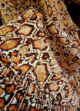 Сукня mango змеинный принт10 фото