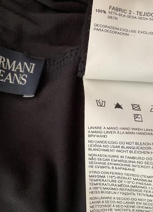 Armani jeans трикотажный кардиган с вставками из натурального шелка10 фото