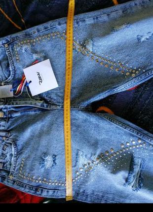 Круті джинси,рваності, потертості,кнопки,люкс якість, ексклюзивні.4 фото