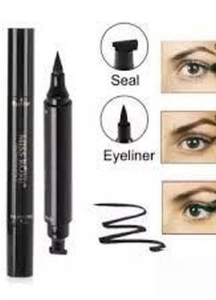 Підводка двостороння штамп magic eyeliner & seal eyeliner 2 in 1 прострочений2 фото