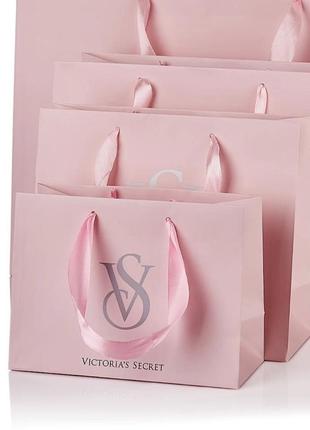 Подарунковий пакет victoria’s secret s рожевий💗2 фото