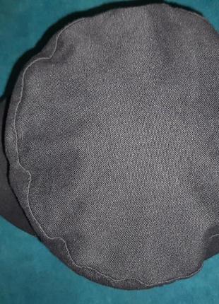 Стильная  чёрная кепка, картуз mango. размер-56-58см. новая.3 фото