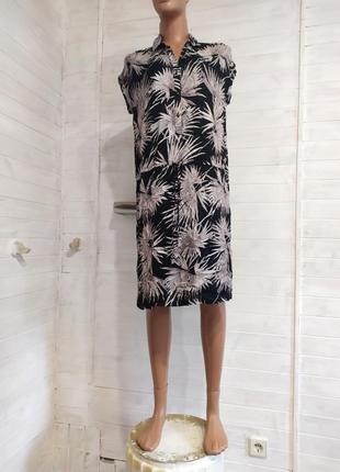 Легкое  летнее платье из вискозы с биркой10 фото